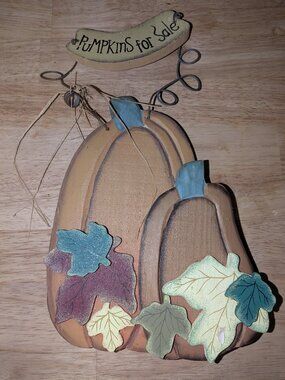 Vintage Pumpkin Sign